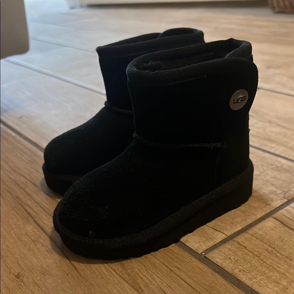UGG Kids Black Boots